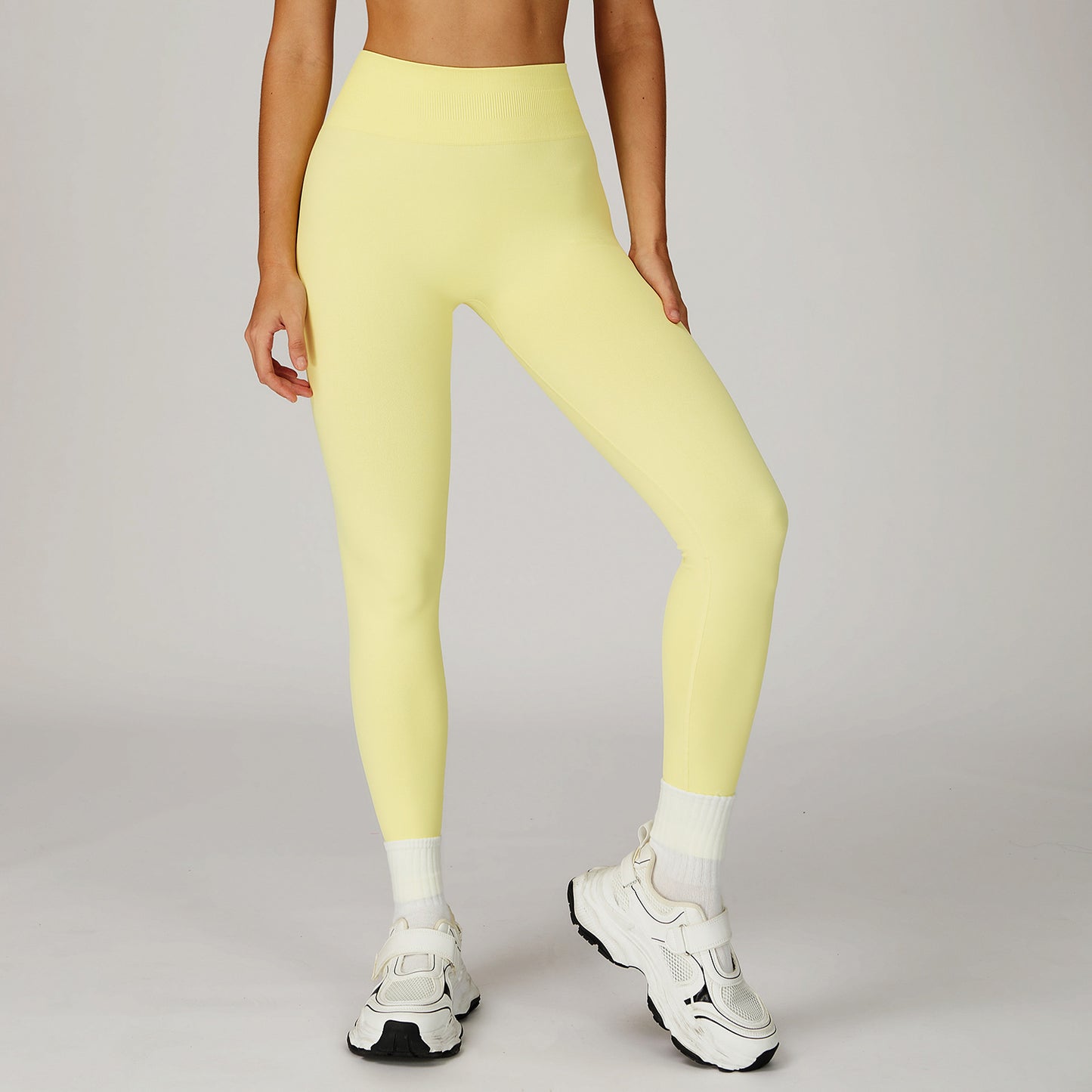 High Waist Tight Belly Contracting Yoga Pants Female Outdoor