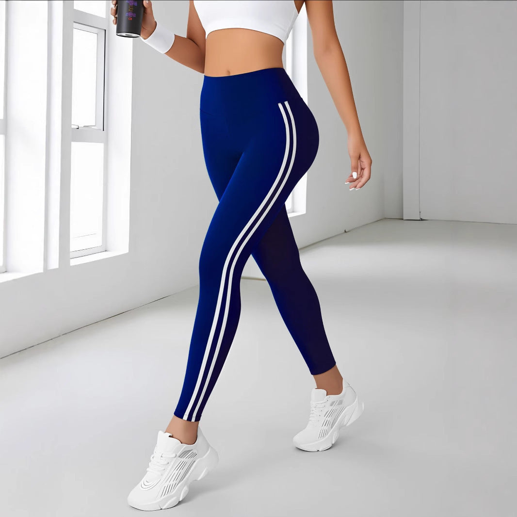 High Waist Hip Lift Tight Belly Trimming Fitness Sports Pants