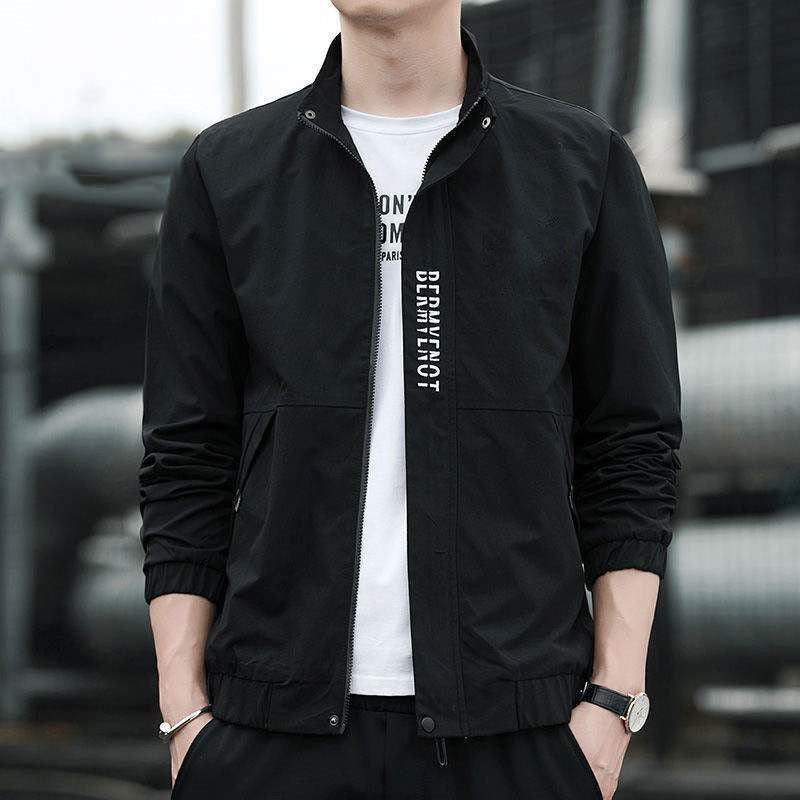 Men's Coat Stand Collar Casual Sports