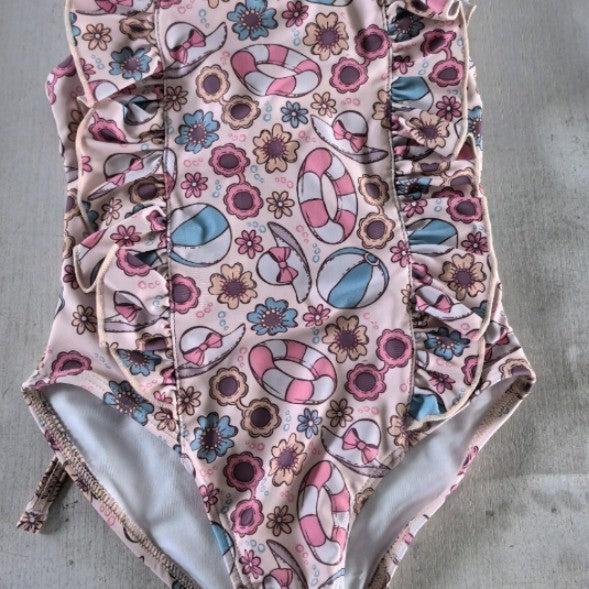 Girl's One-piece Swimming Suit
