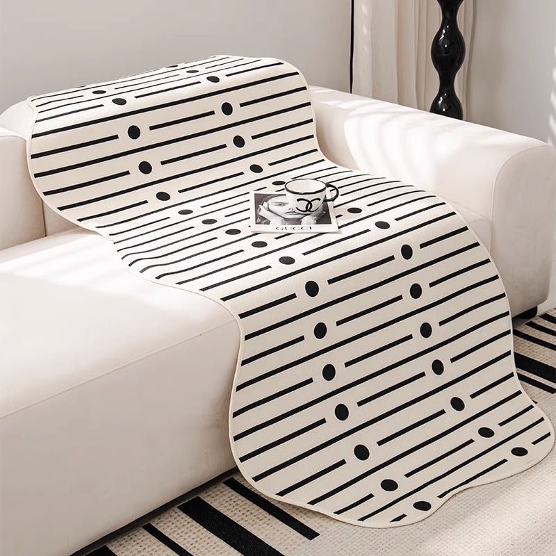 Four Seasons Universal Modern Light Luxury Straight Row Sofa Cushion Cover Cloth