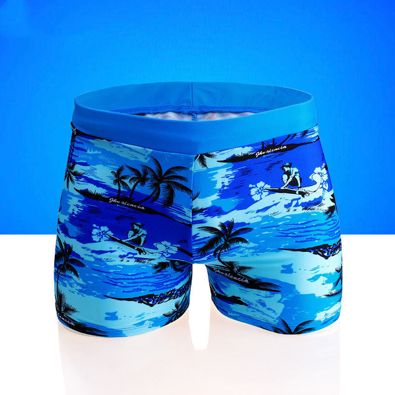 Children's Wide Waist Comfortable Swimming Trunks Swimming  Set