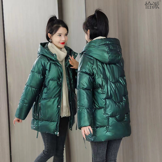 Winter Loose Thick Hooded Down Cotton