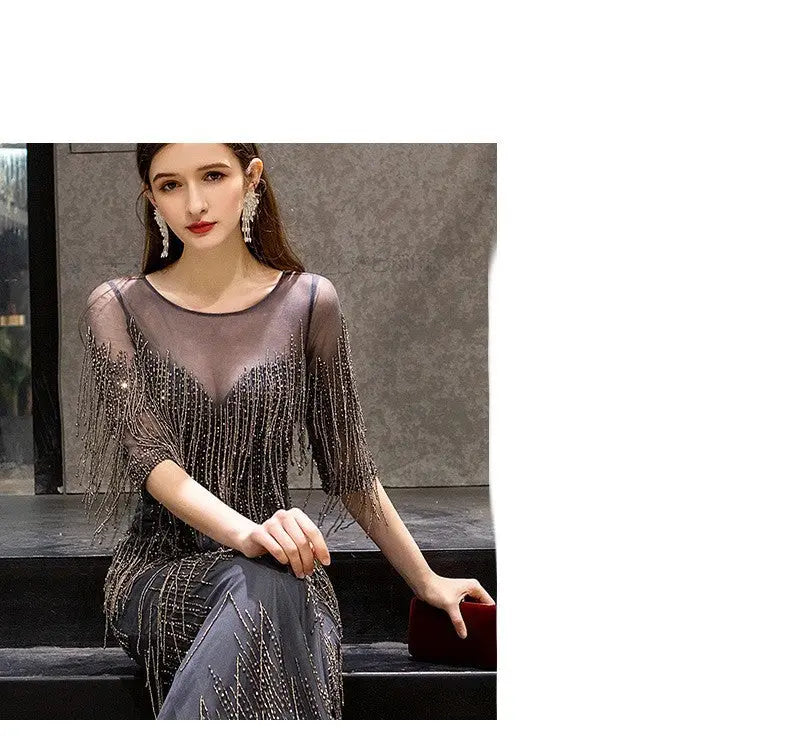 Temperament Hostess Evening Dress Woman Nipaaj