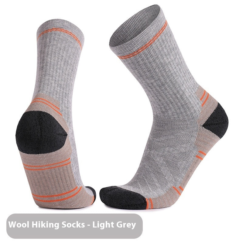 Men's And Women's Warm Wool Knee-high Sports Socks