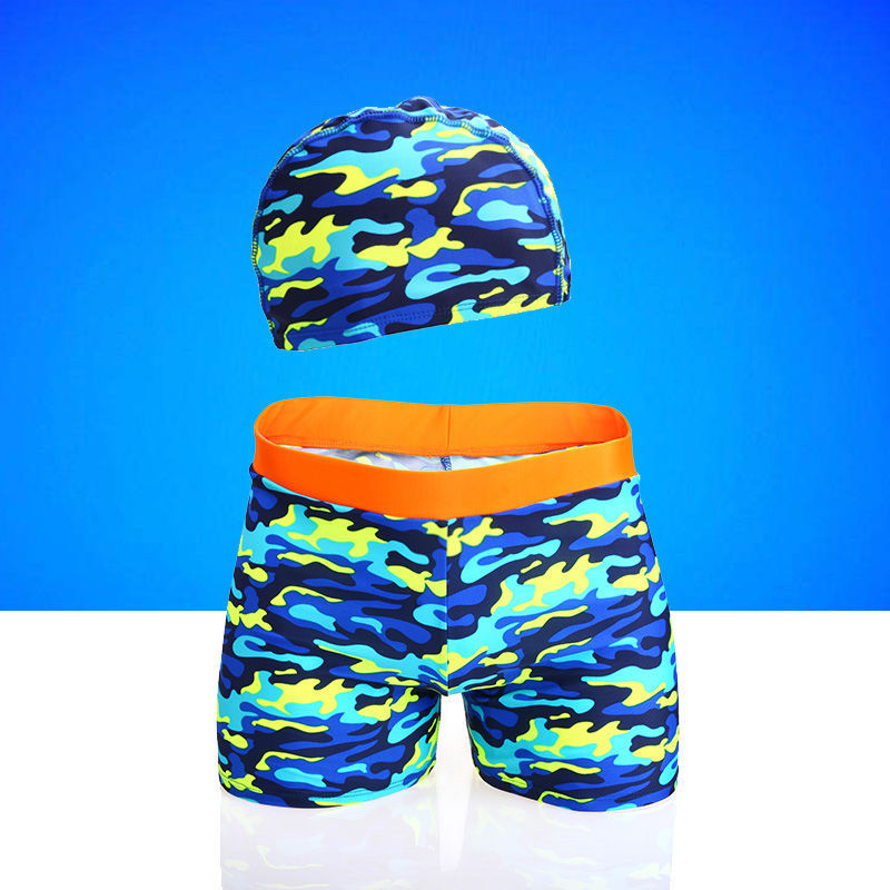 Children's Wide Waist Comfortable Swimming Trunks Swimming  Set