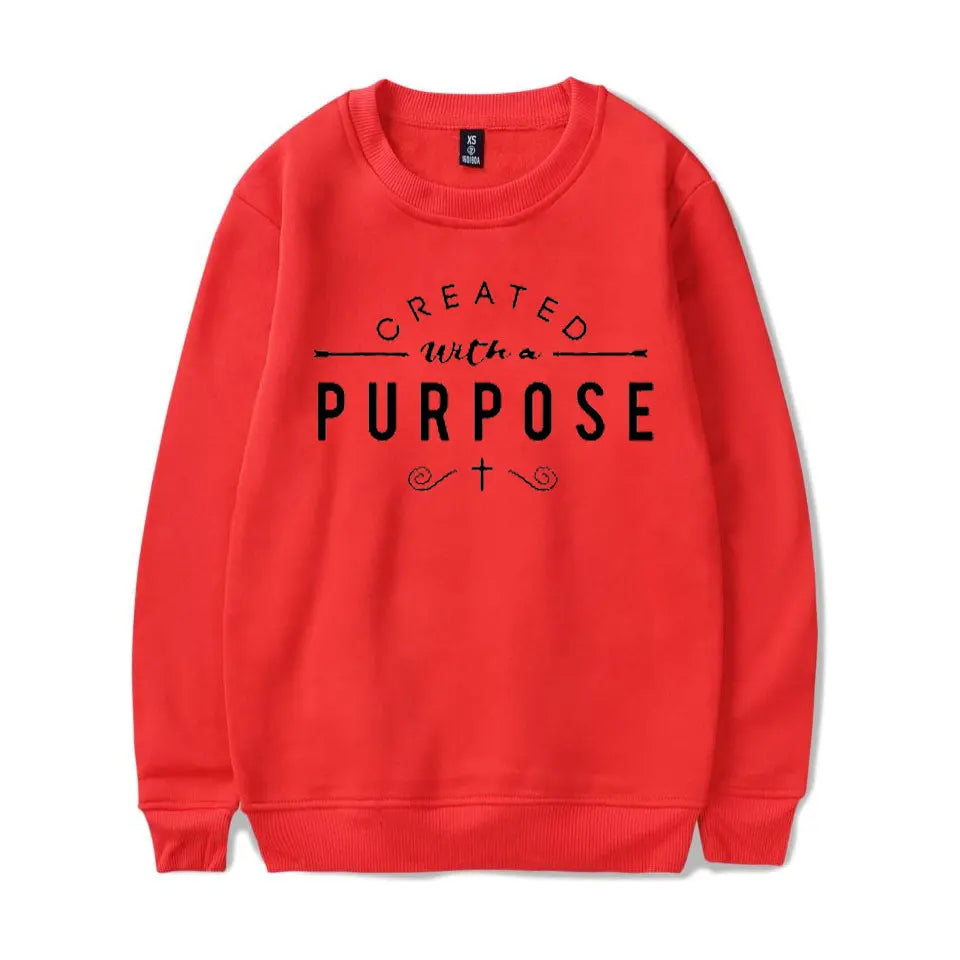 Letter print fleece sweater women Nipaaj