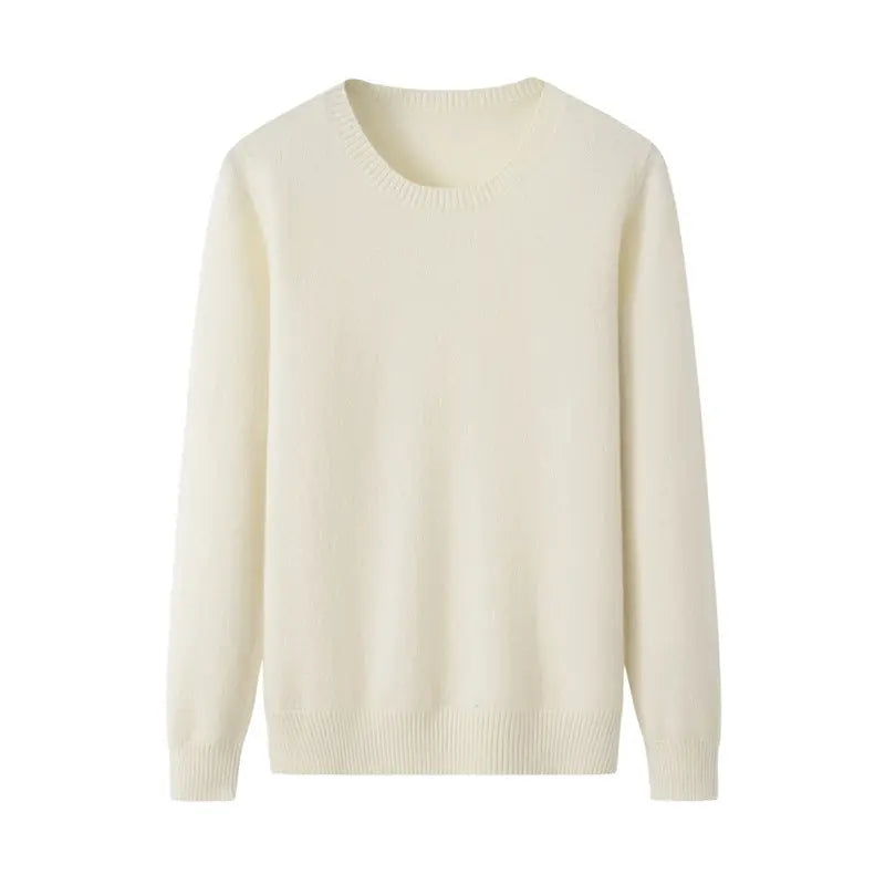 Round Neck All-matching Pullover Casual Loose Pullover Base Nipaaj