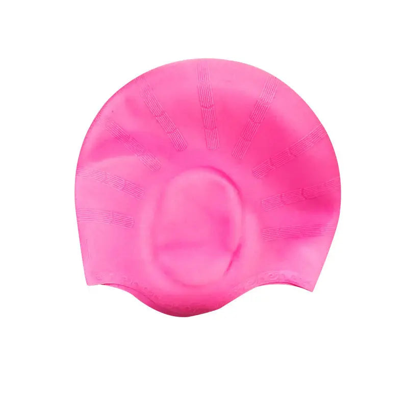 Adults Swimming Caps Men Women Long Hair Waterproof null