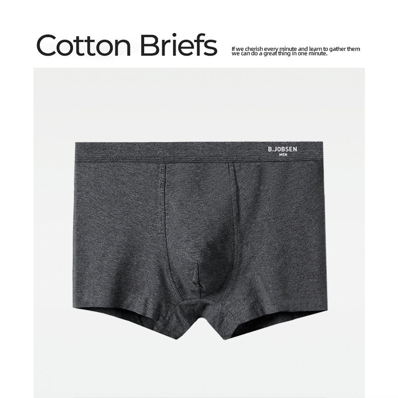 7A Antibacterial Crotch Summer Breathable Plus Size Purified Cotton Men's Underwear