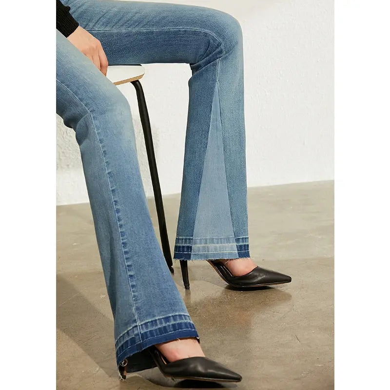 Trendy all-match flared jeans Nipaaj