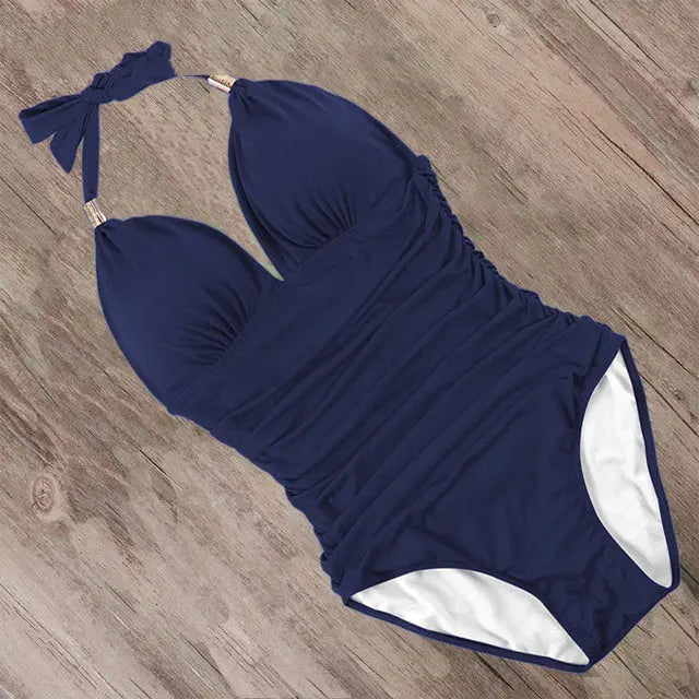 Swimming Suit Bikini swimwear Swimsuit Women Retro Stripe null