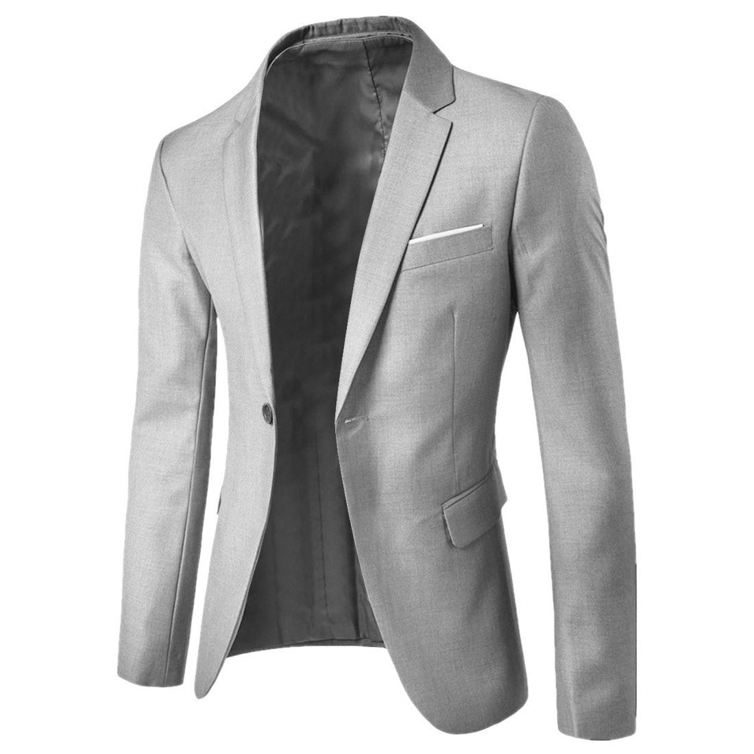 Autumn New Men's Casual Solid Color Suit Youth Fashion Slim-fitting Men's Clothing