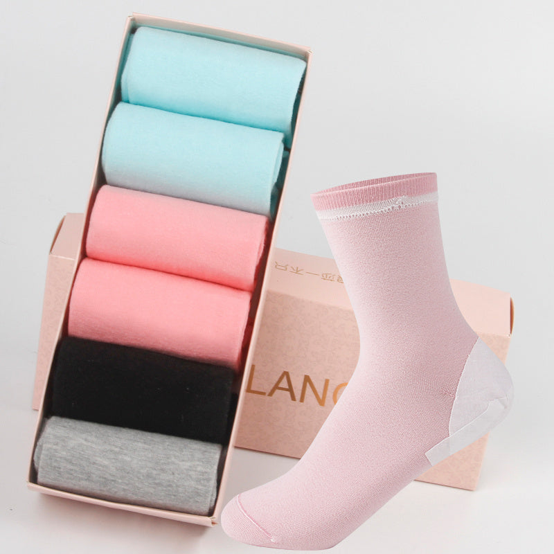 Ladies Silicone Moisturizing Cleft Foot Socks