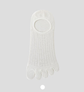 Modal Cotton Five-finger Ultra-thin Breathable Boat Socks