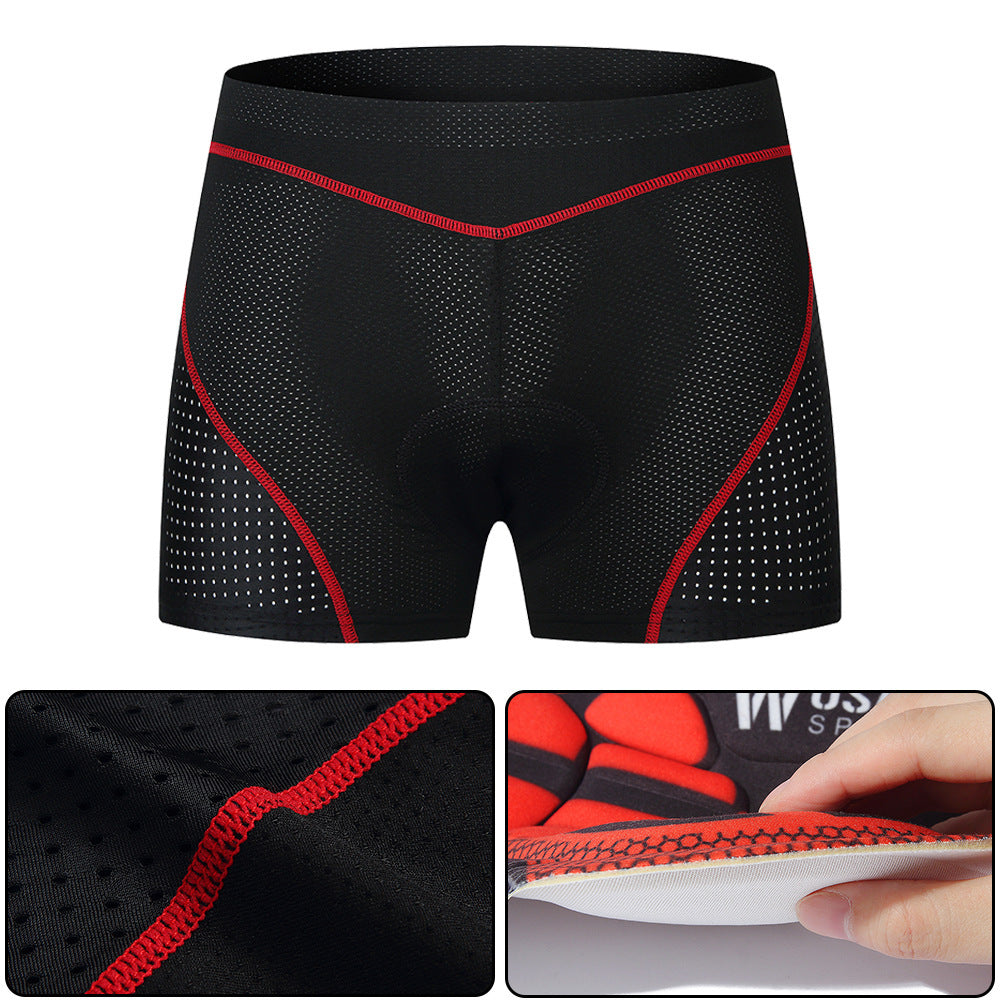 Biker Underwear Quick-drying Breathable Non-slip Thickened Silicone Cushion Cycling Shorts
