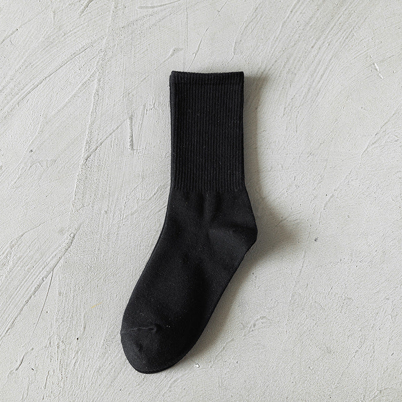 Women's Autumn And Winter Cartoon Illustration Japanese Style Mid-calf High Length Cotton Socks