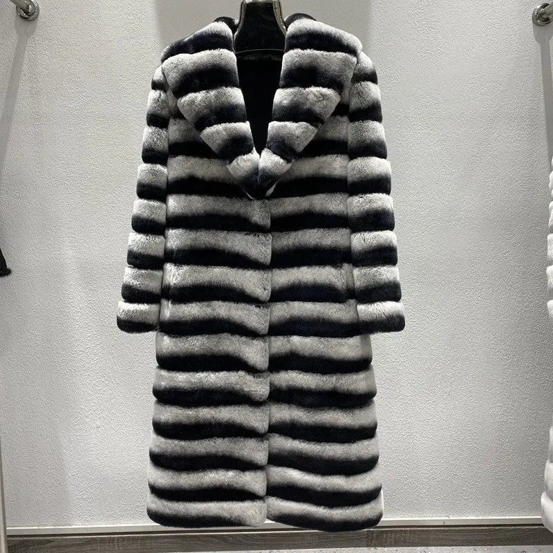 Women's Minimalist And Versatile Standing Collar Fur Jacket null