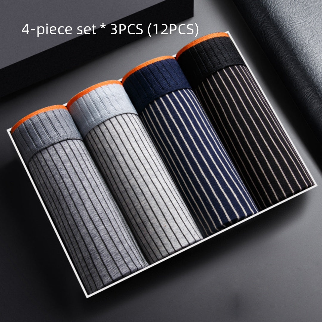 Men's Underwear Pure Cotton Boxer Brief Close-fitting Shorts