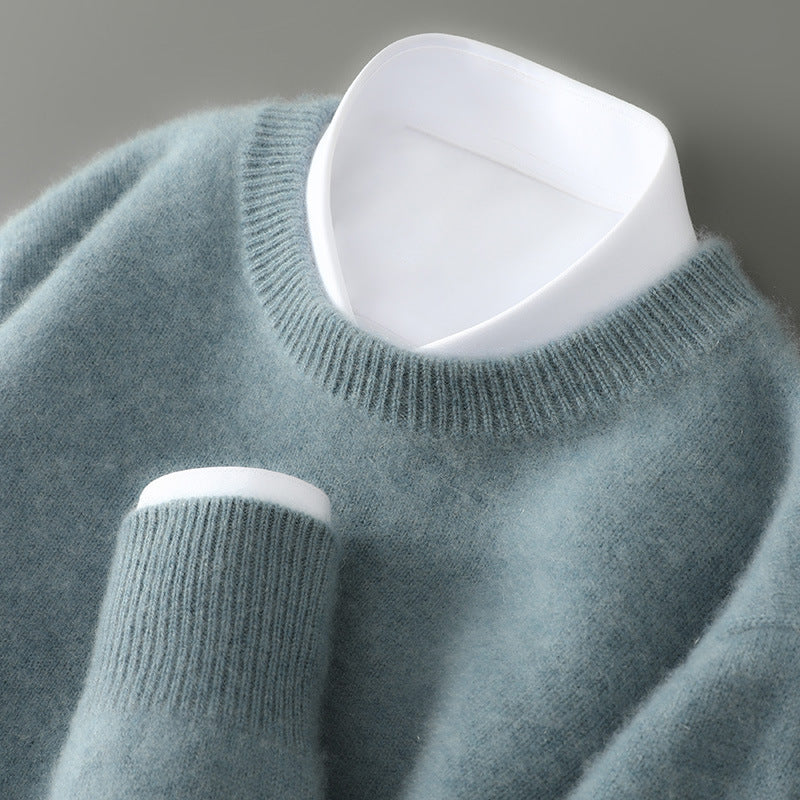 Men's Half-high Collar Thickened Loose Pullover