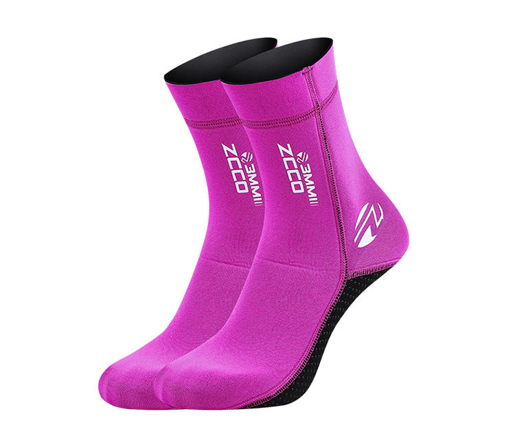 Winter swimming non-slip diving socks