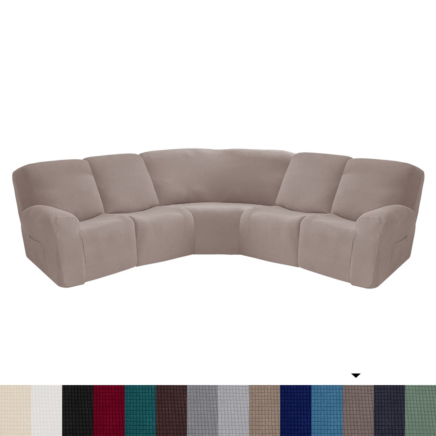 Corn Velvet Solid Color All-inclusive Sofa Cover