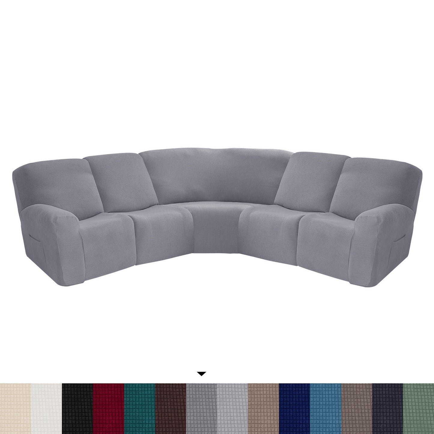 Corn Velvet Solid Color All-inclusive Sofa Cover
