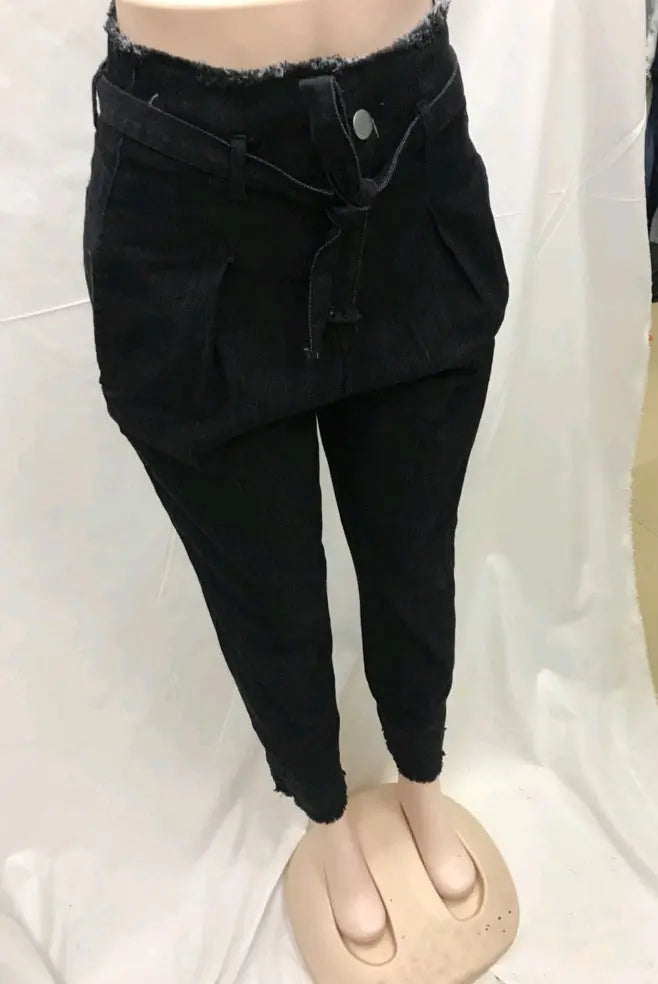 High-waisted Washed Pencil Pants Spring Sexy Temperament European And American Plus Size Denim Jeans For Women Nipaaj