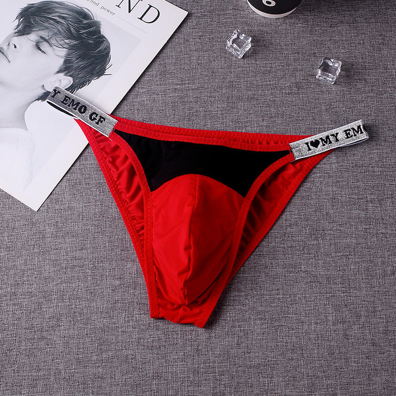 Ultra-thin Breathable Sexy Underwear Men's Color Matching Simple