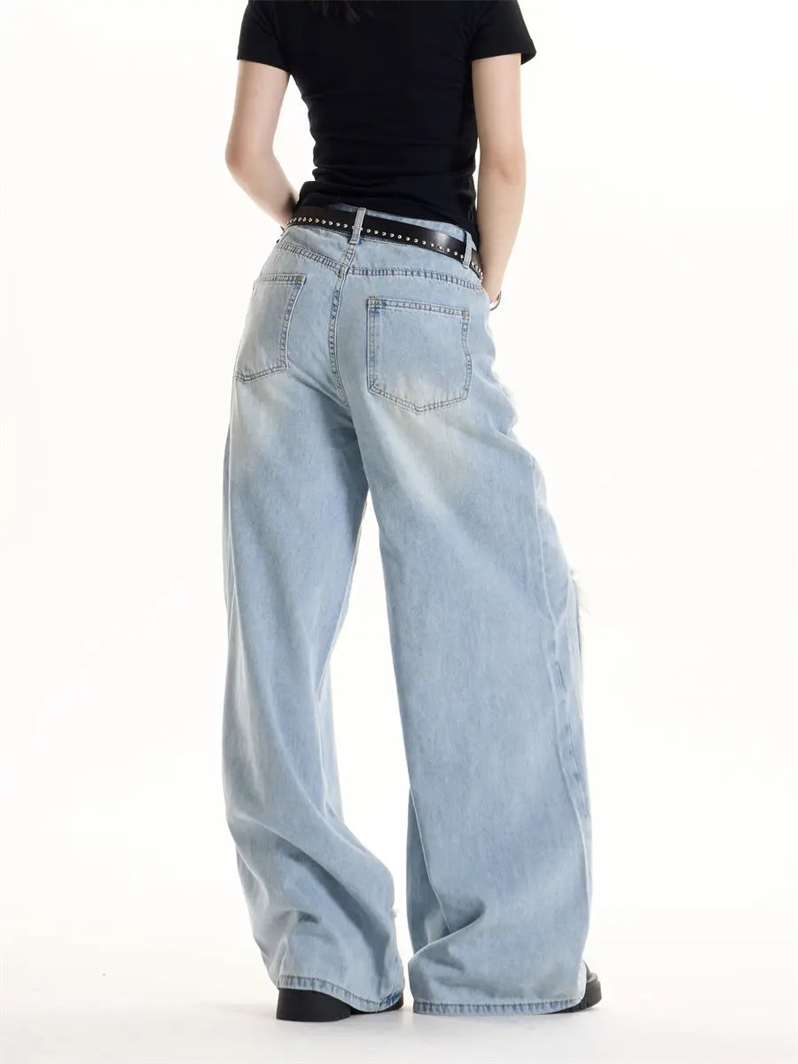 American Retro Hot Girl Design Jeans Nipaaj