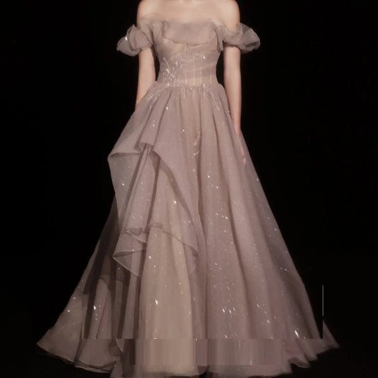 Annual Meeting Host Birthday Dress Bride Wedding Dinner Dress Nipaaj