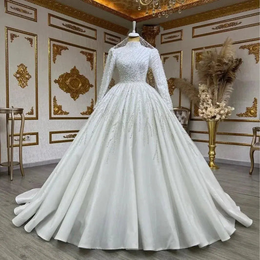 Bride Owner Wedding Dress Trailing Wedding Pettiskirt Nipaaj