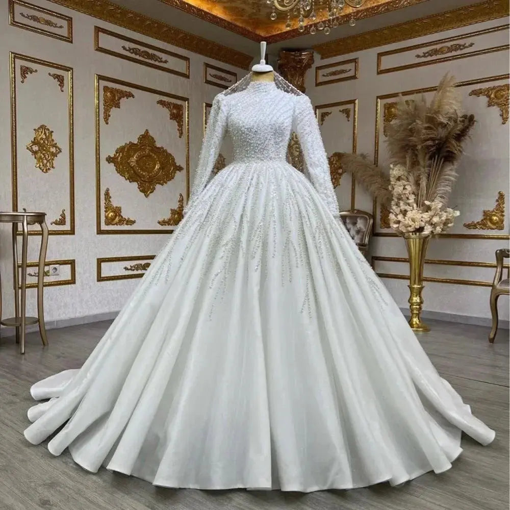 Bride Owner Wedding Dress Trailing Wedding Pettiskirt Nipaaj