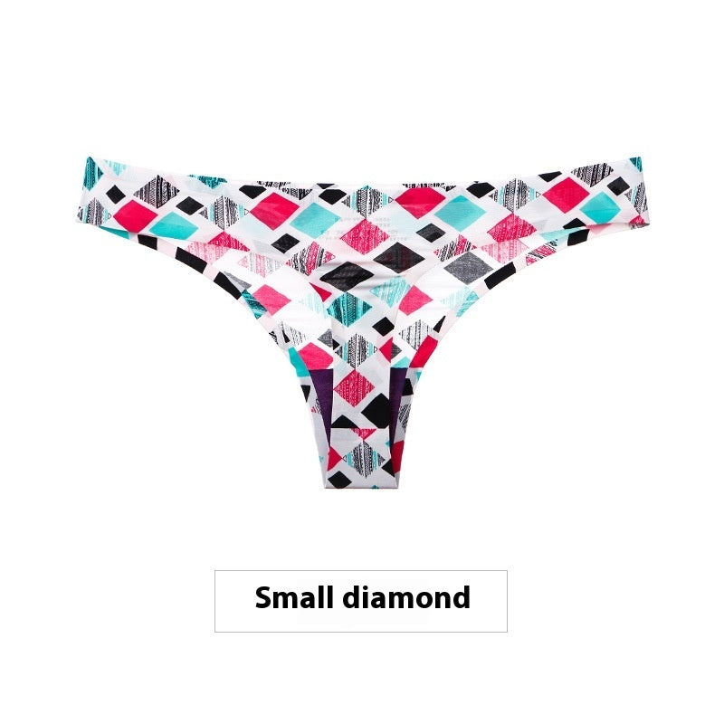 Ice Silk Seamless One-piece Women's Underwear