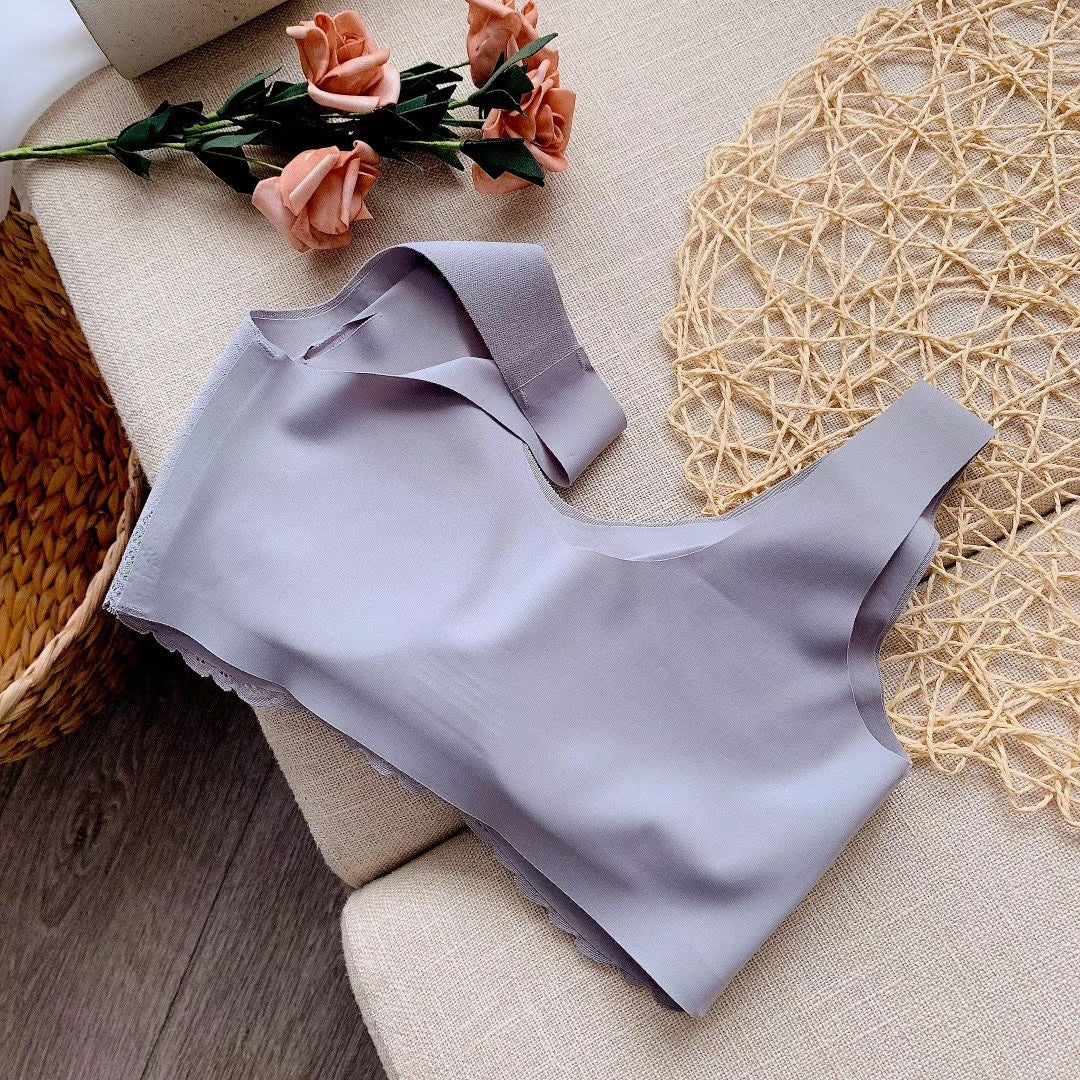 Seamless underwear female sports vest