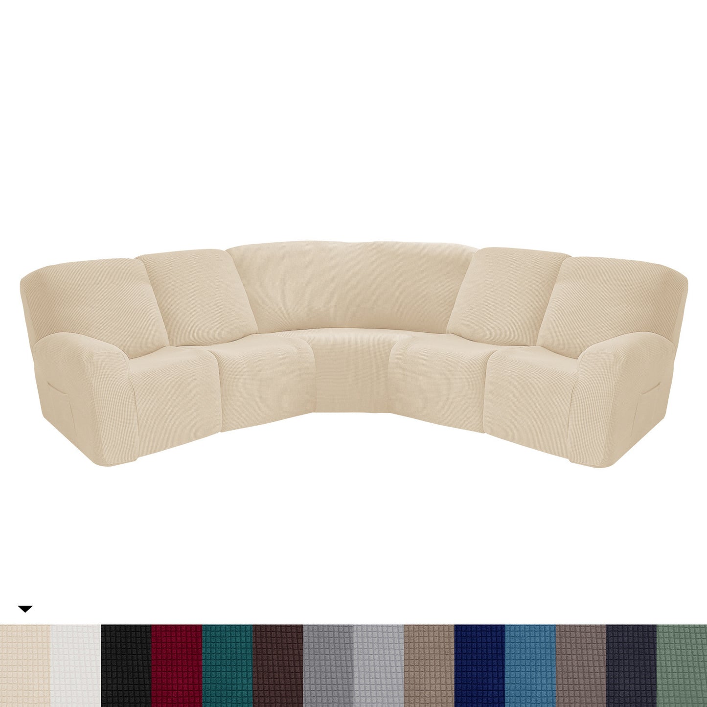 Corn Velvet Solid Color All-inclusive Sofa Cover