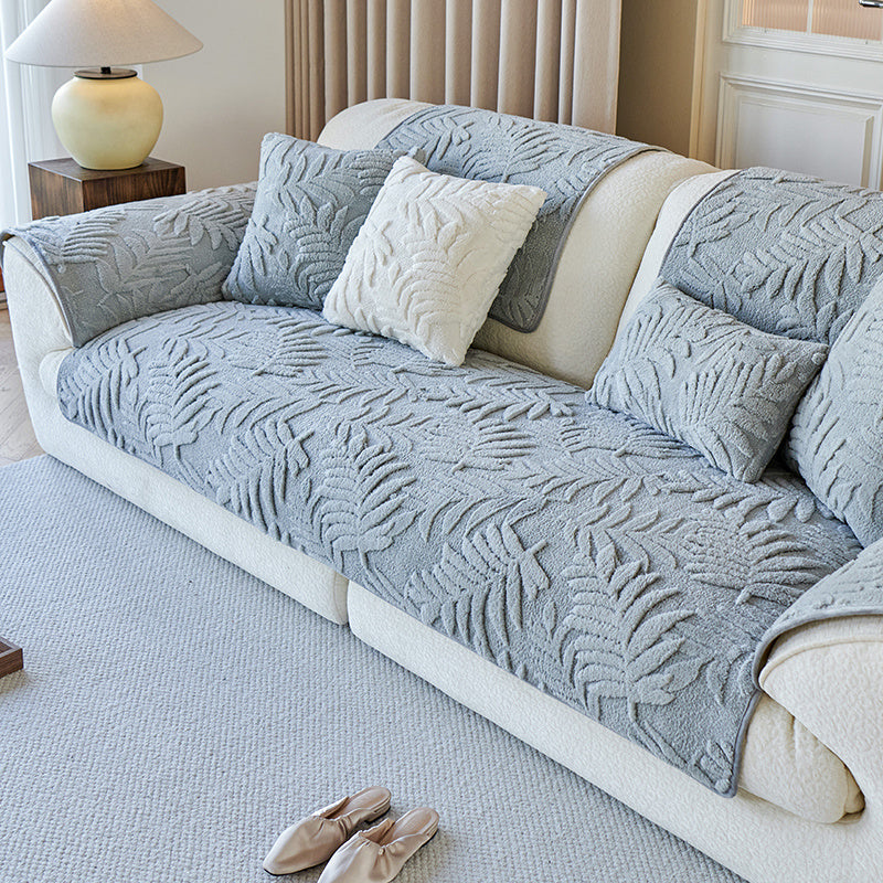 Sofa Cushion Thickened Short Plush Non-slip Cover Cover Cloth