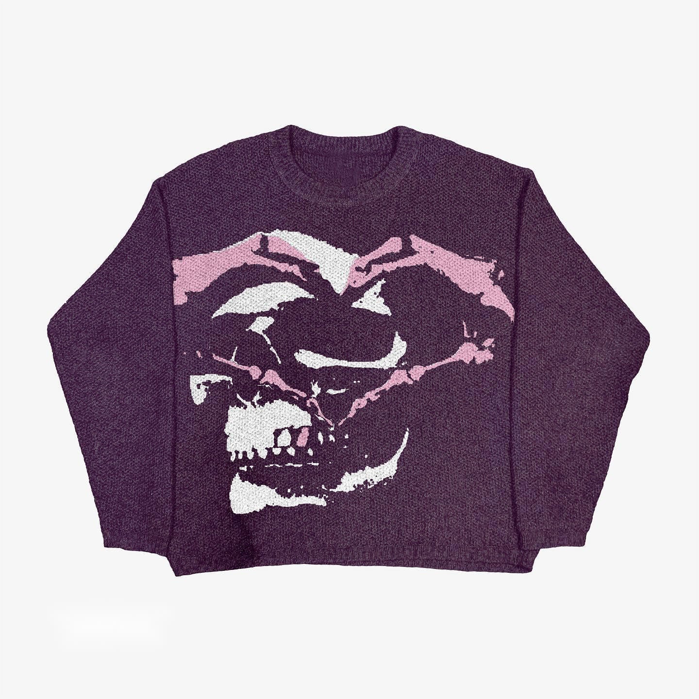 Men's Casual Round Neck Loose Pullover Sweater