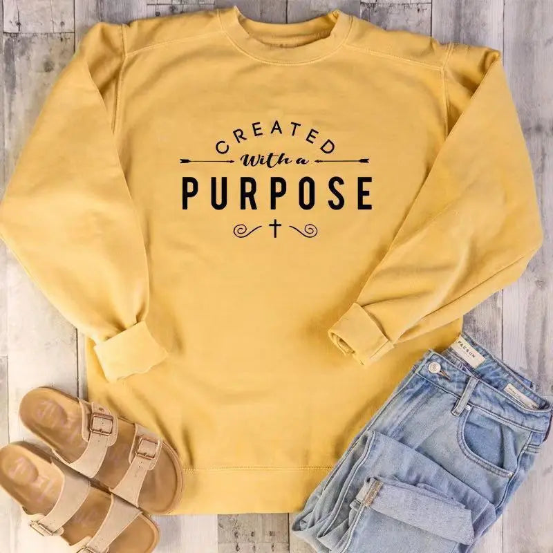 Letter print fleece sweater women Nipaaj