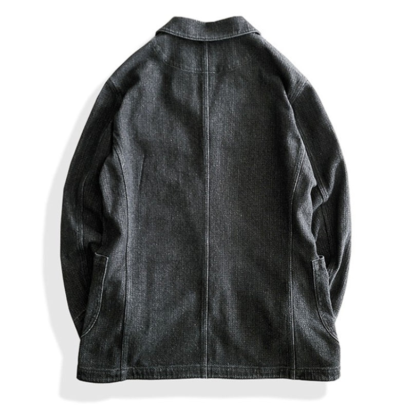 American Retro Workwear Leisure Suit Jacket Coat