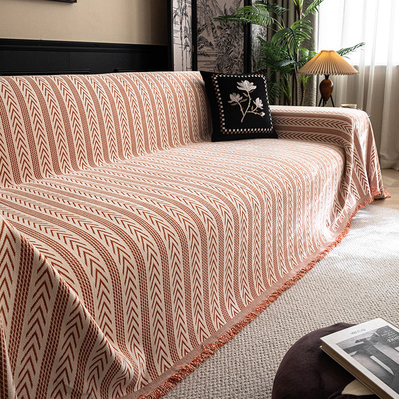 Chenille Sofa Towel Seat Cushions All-inclusive Anti-dirty Sofa Cover