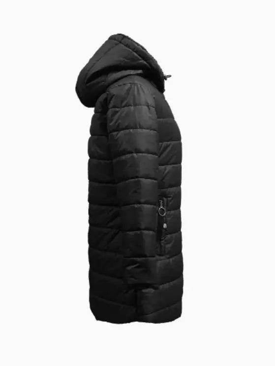 Zip-up Hoodie Puffy Coat null