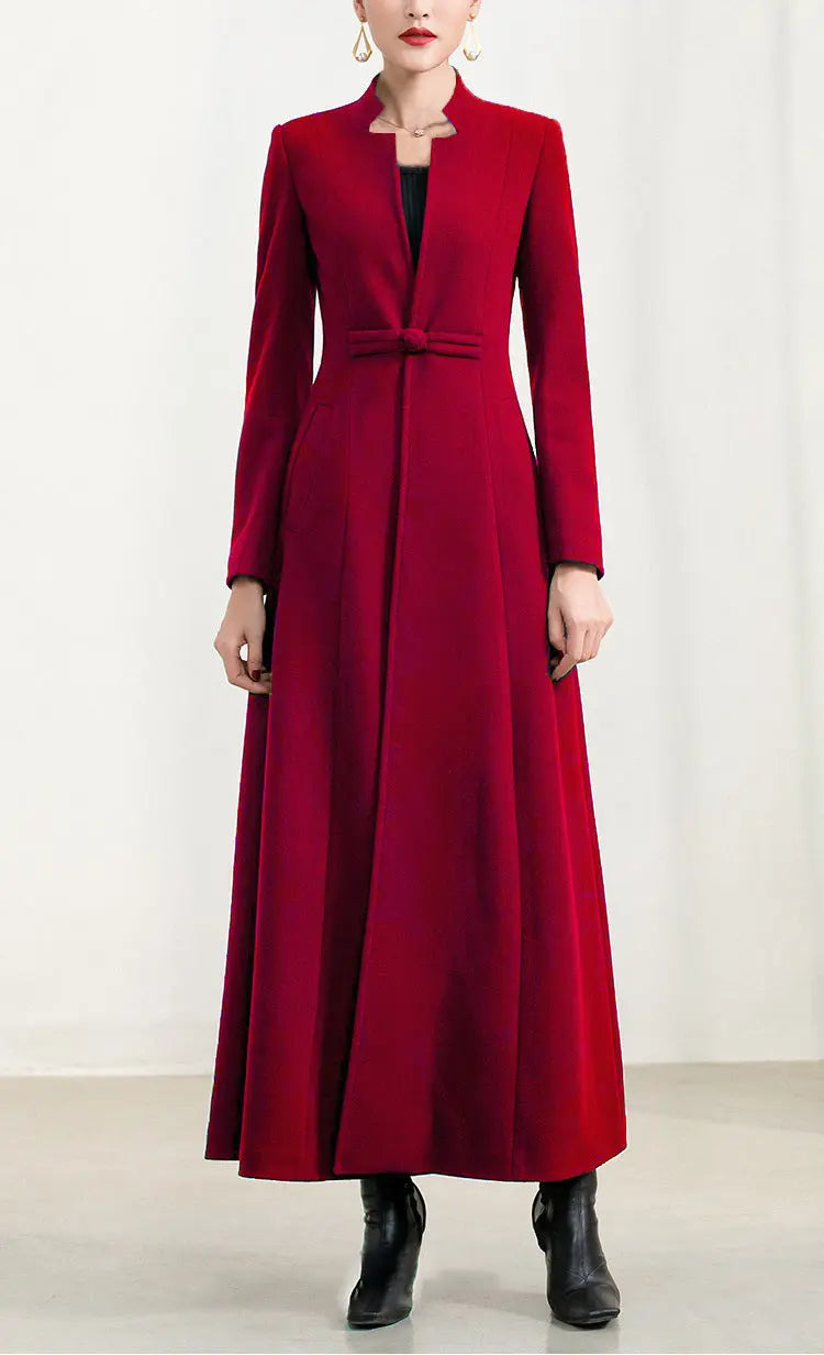 Versatile High-end Woolen Coat null