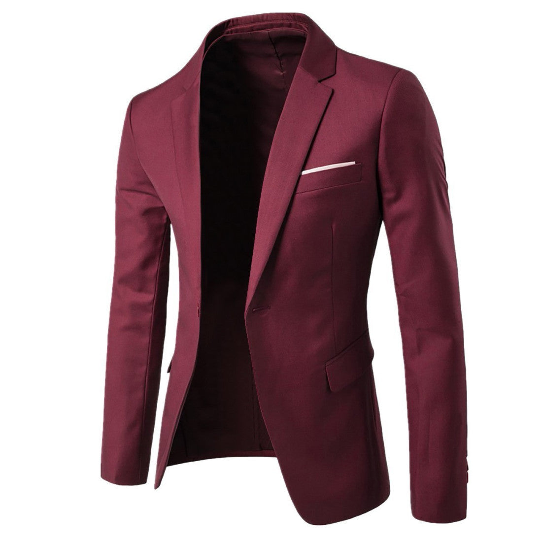 Autumn New Men's Casual Solid Color Suit Youth Fashion Slim-fitting Men's Clothing