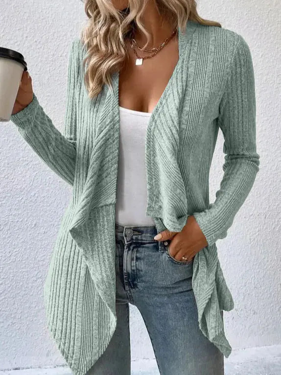 Cardigan Long Sleeve Sweater Casual Women's Clothing null