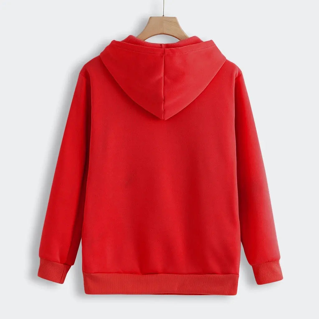 Women Hoodie Sweatshirt With Cat Pet Pocket Design Long Sleeve Sweater Cat Outfit Nipaaj