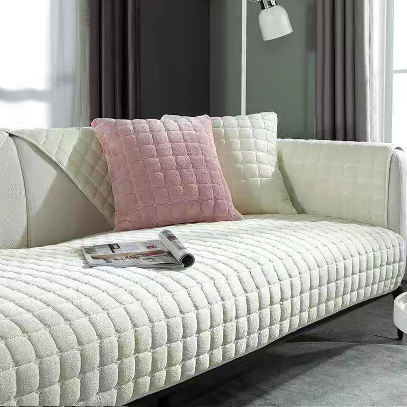 Cross-border Thickened Fleece Sofa Cushion Non-slip Cushion Autumn And Winter