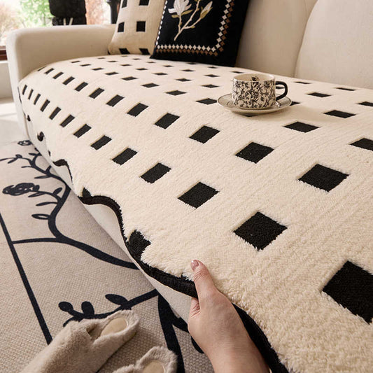 Winter Plush Sofa Cushion Non-slip Sofa Cushion High Sense