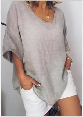 Loose Short Sleeves T-shirt Women Summer Tops Nipaaj
