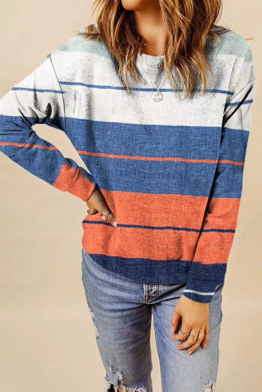 Letter Loose Comfortable Top Women Nipaaj